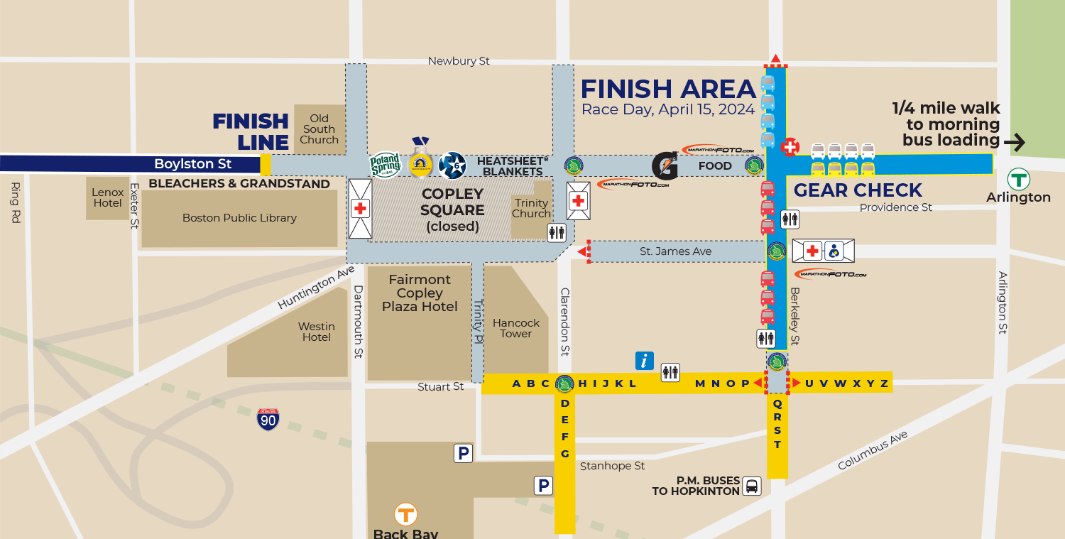 Finish area