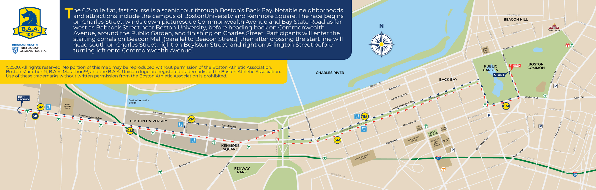 B.A.A. 10K Course Information Boston Athletic Association