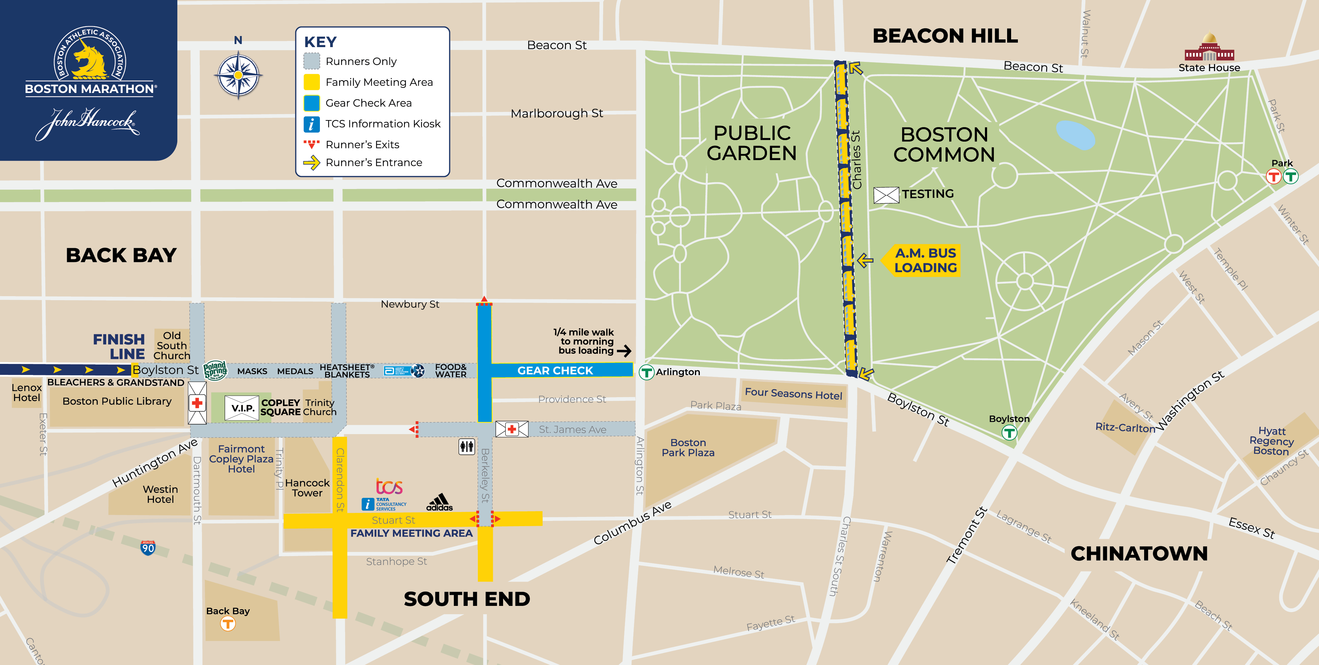 Finish Area Map