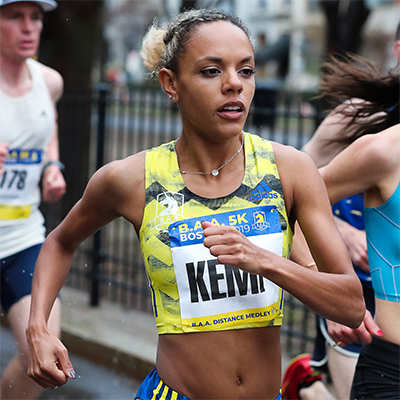 Kemp at home on the track, Sports