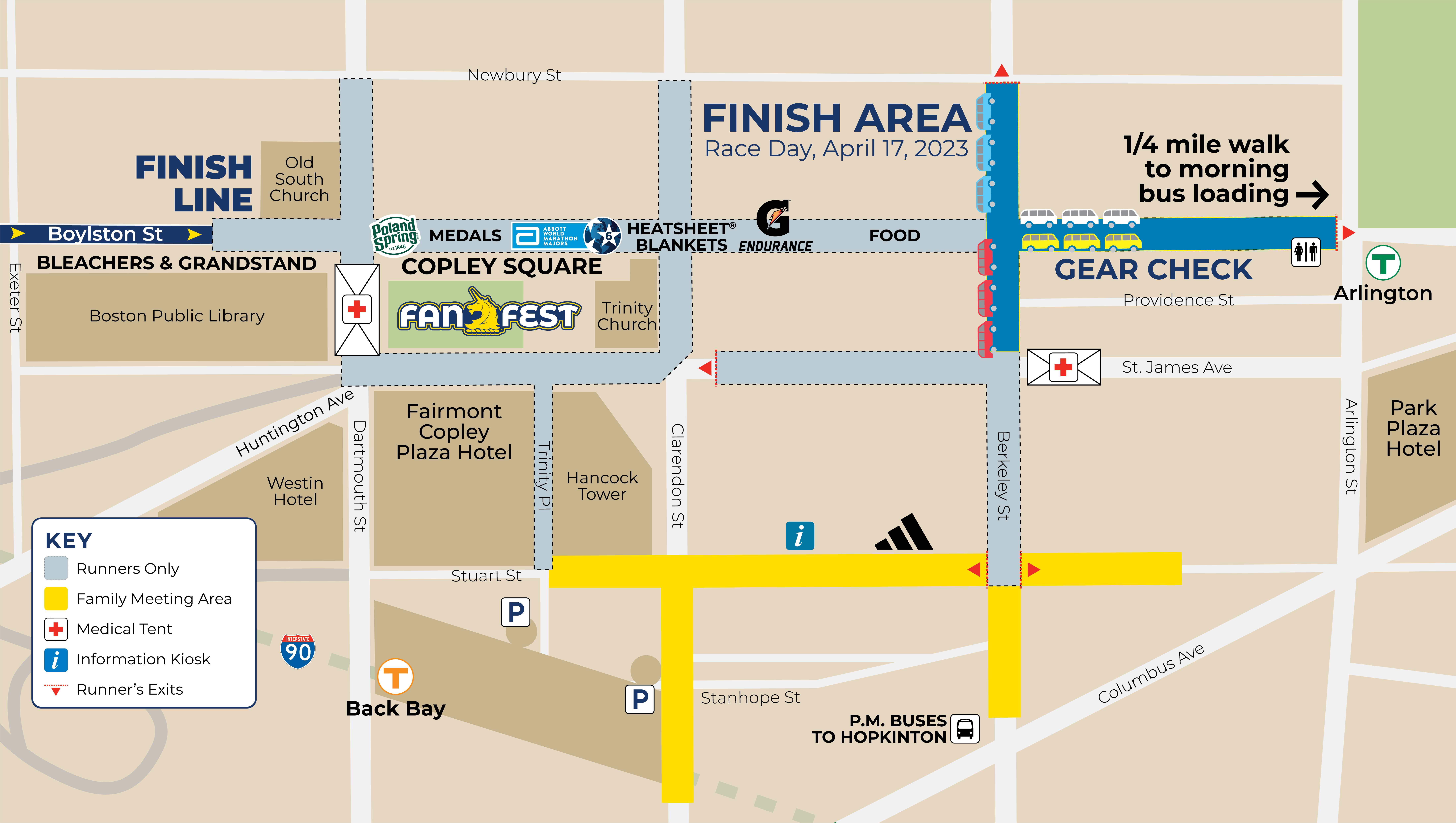 Finish Area Map